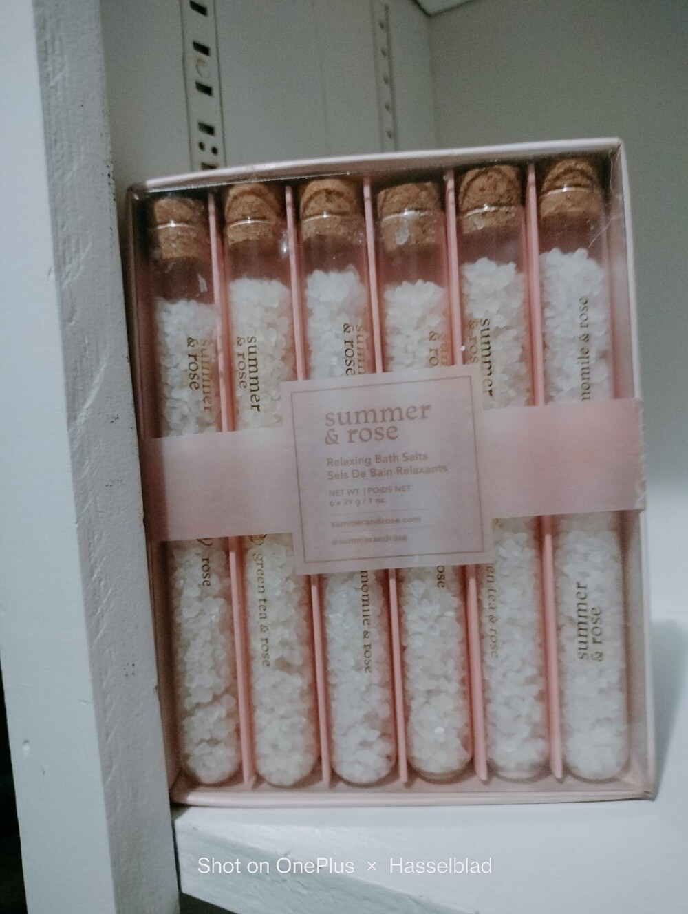 summer & rose Bath Salts Gift Set - Pink